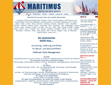 Tablet Screenshot of maritimus-boote.de
